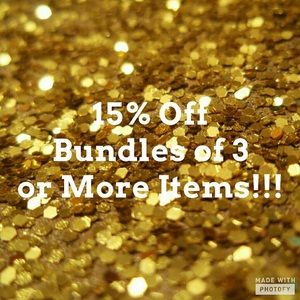 🛍Bundle & Save!!! 15% OFF 3 or more items!